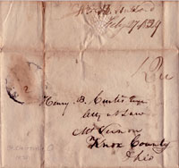 Cover to Hubbard letter